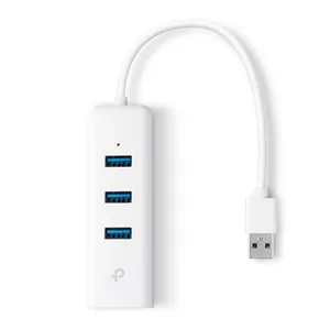 USB 3.0 3-Port Hub & Gigabit Ethernet Adapter 2 in 1 USB Adapter